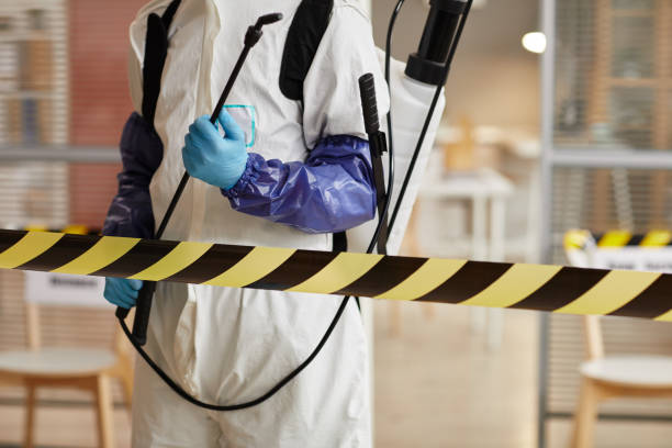 Professional Biohazard Cleanup technician working in Hasty, AR